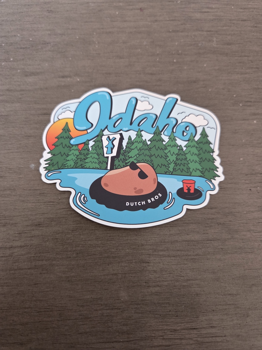 Dutch Bros Idaho State Sticker 2026